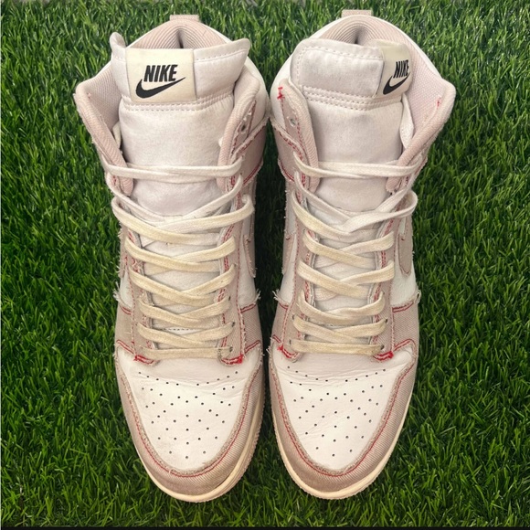 Nike Dunk High 1985 Pink Denim Barely Rose - Picture 4 of 11